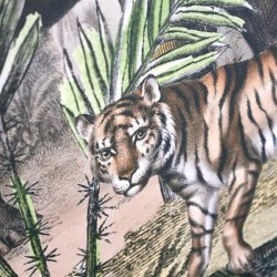 PALM TRAIL SCENE 1 SEPIA 